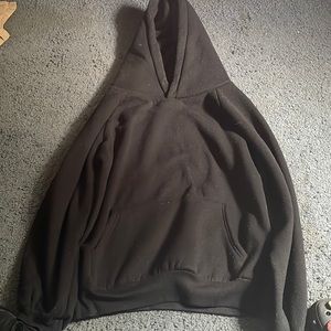 This is a black sweater.